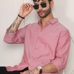 Tanip Spread Collar Regular Fit Cotton Shirt-image-90