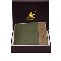 Hornbull Men Leather RFID Protected Two Fold Wallet-35