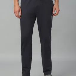 Van Heusen Athleisure Men Solid Smart Tech Easy Stain Release Trackpant-5