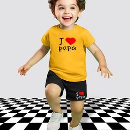 MITANSH Kids Printed Round Neck T-shirt With Short-image-79