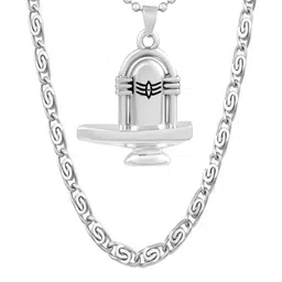 Anvika Unisex Silver Necklace and Chains-48