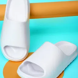 Pampy Angel Men White Flip Flops-image-66