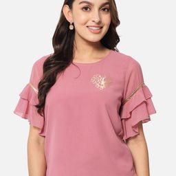 OTIRA Women Embellished Flare Sleeve Top-image-39
