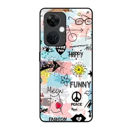 QRIOH Typography Printed OnePlus Nord CE 3 5G Back Case Mobile Accessories-image-58