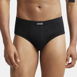 Jockey Super Combed Cotton Cotton Basic Briefs 1009-0105-BLACK_S-image-70