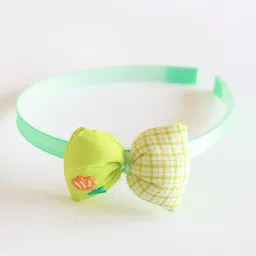Choko Girls Double Bow Embellished Embroidered Accent Hairband-51