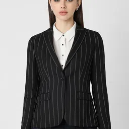 Van Heusen Woman Stiped Single-Breasted Blazer-picture-32