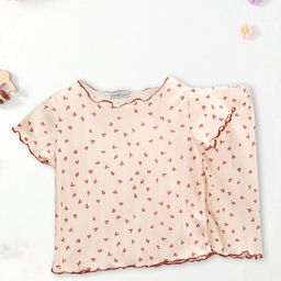 FOREVER FRIDAY Girls Geometric Printed Top with Trousers-image-98