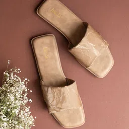 Inc 5 Women Open Toe Flats-image-20