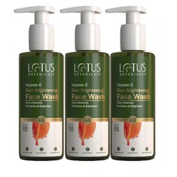Lotus Botanicals Vitamin C Set Of 3 Skin Brightening Face Wash - 180ml Each-30