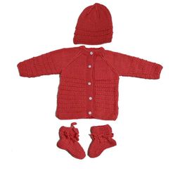 Cute Collection Kids Woollen Sweater with Cap & Pair of Socks-90