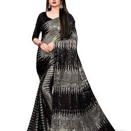 DIVASTRI Embellished Sequinned Pure Georgette Saree-image-70