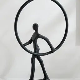 Home Centre Romo Est Nico Black Figurine Showpiece-picture-24