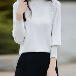 StyleCast Women Long Sleeves High Neck Cotton Pullover Sweaters-picture-32