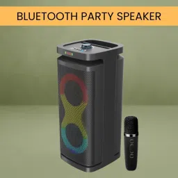 SACRO A1 Bluetooth (PORTABLE PARTY SPEAKER) Wireless With Karaoke Mic & RGB LightsF342 40 W Bluetooth Tower Speaker-picture-18