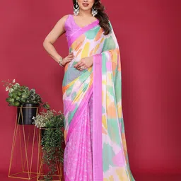 Sadika Abstract Printed Saree-33