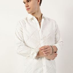 Thomas Scott Men Premium Slim Fit Opaque Casual Shirt-image-85
