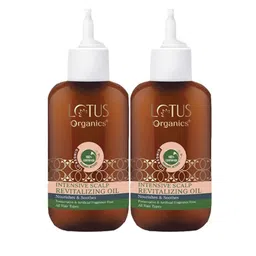 Lotus Organics+ Set Of 2  Intensive Scalp Revitalizing Ginger Hair Oil-100ml Each image 1