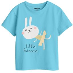 BonOrganik Girls Graphic Printed Round Neck Cotton T-shirt-image-77