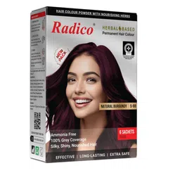 Radico Natural Herbal Based Hair Color- 60 g- Burgundy-14