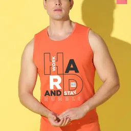 WOOSTRO 2-Pc Printed Odour-Free Cotton Innerwear Vests VWS26(HARD ORANGE)(HARD PEACH)-image-75