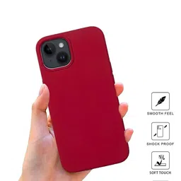 SPRIG Solid Printed iPhone 14 Plus Back Case Mobile Accessories image 4