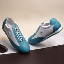 LOUIS STITCH Men Leatherette Casual Lace Up Sneakers-image-8
