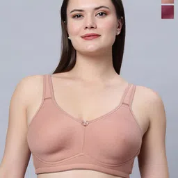 In Care Women Pack of 2 Solid Non Padded Underwired T-shirt Bra-image-30