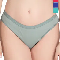 Liigne Pack Of 4 Cotton Mid-Rise Basic Briefs VCPC2019-XS-image-65