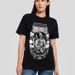 Underrated Club Women Printed Bio Finish T-shirt-picture-19