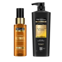 TRESemme Set of Gloss Ultimate Hair Serum 50ml & Lamellar Gloss Shampoo 580ml-9