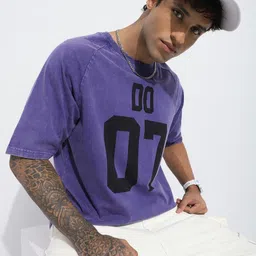 Difference of Opinion Typography Printed Oversized Pure Cotton T-shirt-picture-5