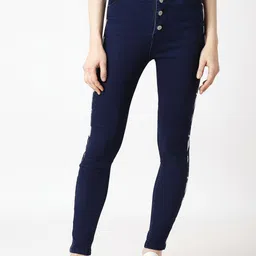 Miss Chase Women Skinny Fit High-Rise Stretchable Jeans-image-2