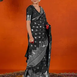 Subham Woven Design Zari Banarasi Saree-image-75