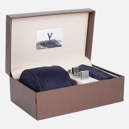 Van Heusen Men Tie Pocket Square And Cufflink-image-44