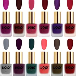 VOLO Set Of 12 Velvet Matte Nail Polish - 8 ml Each-43