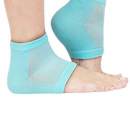 Adbeni Toe Free Anti Crack Gel Heel Socks-11