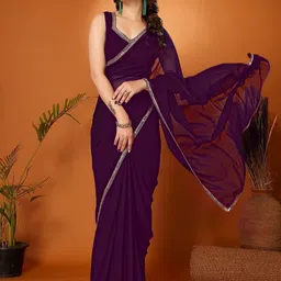 all about you Mirror Work Pure Georgette Saree-picture-3
