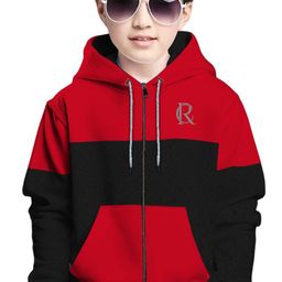 MYEONN Boys Printed Hooded Sweatshirt-image-10