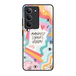 QRIOH Quirky Printed Realme 14x 5G Back Case Mobile Accessories-48