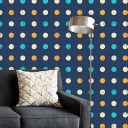 ArtzFolio Printed UV-Resistant Anti-Bacterial Polka PatternPeel & Stick Wallpaper-image-33