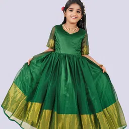 STANWELLS KIDS Embellished Chiffon Fit & Flare Maxi Dress-picture-46
