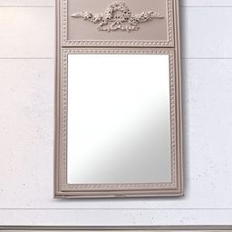 House Of Accents Off-White Textured Wooden Royal Wall Mirror-28
