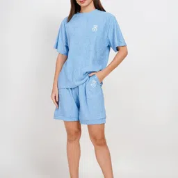 Stem Rope Round Neck Short Sleeves Co-Ords-picture-18
