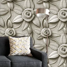 ArtzFolio Printed UV-Resistant Anti-Bacterial D Flowers Pattern Peel & Stick Wallpaper-image-77