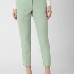 Van Heusen Woman Slim Fit Cropped Formal Trousers-image-76