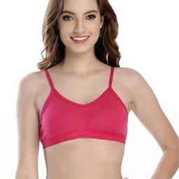 Samvar Pink Cotton Non-Wired Non Padded Minimizer Bra-picture-49