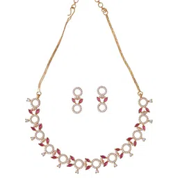 KAYRAH Women Green Brass Jewellery Set-14