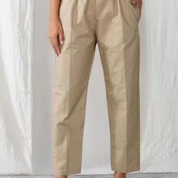 zuri Women Relaxed Straight Leg Trousers-image-59