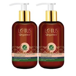 Lotus Organics+  Set Of 2 Intensive Scalp Care Shampoo- 210ml Each-8
